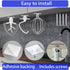 Stand Mixer Attachment Holders for Kitchenaid- Storing Flex Edge Beater, Flat Beater Wire Whip Dough Hook Coated Flat Blade Paddle Storage Tools, ...