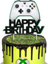 Watercolor Video Game Cake Topper for Birthday...