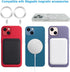 8 Pack Universal Metal Rings Compatible with MagSafe Magnetic Wireless Charger iPhone 15 14 13 Case, Ultra-Thin Adhesive Sticker Rings Car Magnet ...