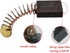 Electric Motor Carbon Brushes 30Pcs Replacement Repair Kit Self-Stop 50# 5x8x13mm for Replacement Repair Power Tool Part...
