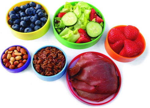 Plus - The Ultimate Bariatric Meal Prep Food Ring Set with Instructive Booklet Guides - Now Portion Control is Fast, Affordable and Accurate, (PMP...