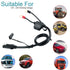 iMESTOU 2FT SAE to O Ring Terminal Harness 2 Pin Quick Disconnect Plug, Eyelet Terminal Harness Extension Charge Cord Quick Disconnect SAE Connect...