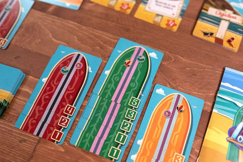 Longboard, Build Surfboards on The Beach in This Card Game for 2 to 4 Players by Reiner Knizia - 25th Century Games...