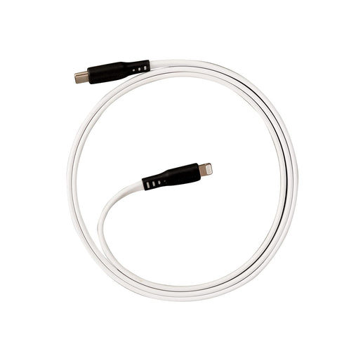 Ventev - ChargeSync Flat USB C to Apple Lightning Cable 6ft | Slim Design fits with Most Phone Cases | Fast Charging, Tangle-Free | Compatible wit...