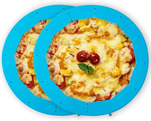 SUUCARER Adjustable Pie Crust Shield Silicone Pie Protector, Pie Ring Crust Bake Protector Pie Cover?Pie Accessories Kitchen Gadget for Baking Piz...