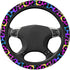 Leopard Neon Animal Print Steering Wheel Cover for Women Men Girls Car Accessories Decor Anti-Slip Neoprene Auto Steering Wheel Covers Protector U...