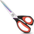 Fabric Scissors, Dressmaking Scissors with Heavy Duty Multi-Purpose Titanium Coated Blades and Comfortable Soft Grip Handles, 25CM, Black/Red...