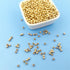 500Pcs 4mm Smooth Round Beads Gold Spacer Loose Ball Beads for Bracelet Jewelry Making Craft...