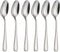 Spoons Dinner Spoons Stainless Steel 18/0 of Dessert Spoons 6 Pcs for Home, Kitchen Restaurant, Dishwasher Safe, 7.08 Inches, Silver...