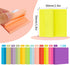 12 Pads Mini Sticky Notes 2 x 2In,12 Bright Colorful Sticky Note Pads 50 x 50mm,1200 Sheets Small Posted Notes,100 Sheets/Pad Super Sticking Power...