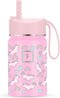 IRON °FLASK Kids Water Bottle - Straw Lid, 20 Name Stickers, Vacuum Insulated Stainless Steel, Double Walled Tumbler Travel Cup, Thermos Mug - Sta...