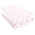 Luvable Friends Unisex Baby Fitted Changing Pad Cover, Girl Basic Elephant, One Size...