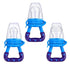 Baby Food Feeder 3 Pack Silicone Fruit Pacifier Teething Reusable Pouches Pacifier Blue by Mluchee(S,M,L)...