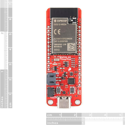 SparkFun Thing Plus - ESP32-S2 WROOM -No Bluetooth- Highly-integrated Feather form-factor development board Equipped w/a 2.4 GHz WiFi System-on-Ch...