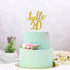 Hello 20 Cake Topper – 20th Birthday / 20th Anniversary Party Cake Decoration, 20th Birthday / 20th Anniversary Party Decorations Supplies (Gold, ...