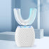 Ultrasonic Toothbrush Adult Electric Toothbrush?Sonic Toothbrush 360° Oral Cleaning Wireless Charging & LED Light|IPX7 Waterproof U-Shaped Brush H...
