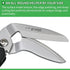 stedi 9-Inch Scissor Heavy Duty, All Purpose Scissors, Cardboard and Carpet Shears, TPR Handle, Extremely Sharp Blades with Finely Serrated -Easy ...