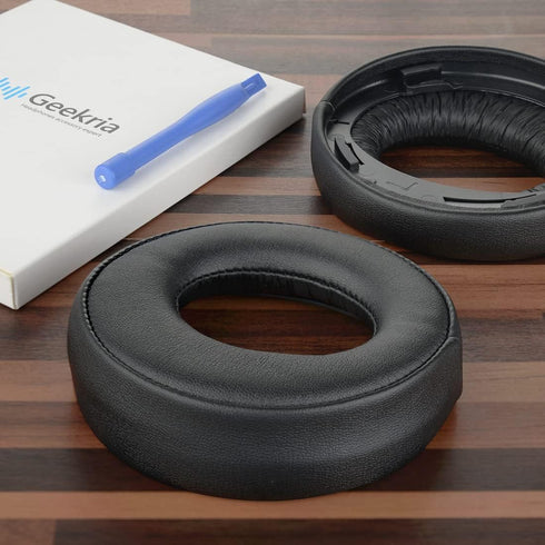 Geekria QuickFit Replacement Ear Pads for Sony PlayStation Gold Wireless Stereo CECHYA-0083 Headphones Ear Cushions, Headset Earpads, Ear Cups Cov...