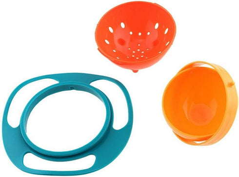 Spill Resistant Gyro Bowl with Lid...
