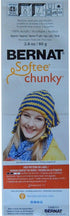 Bernat Softee Chunky Yarn 2-Pack Super Bulky #6 Each 2.8 Ounce 100% Acrylic (Denim Ombre)...