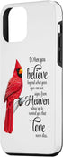 iPhone 12 mini Cardinal Red Bird Sign from Heaven Angel Case...