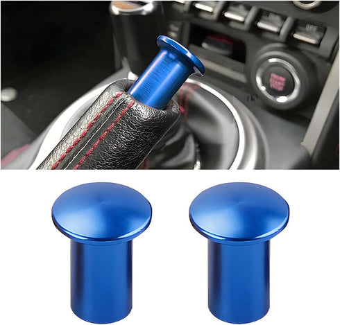 Turn Knob Drift Button, 2 Pcs E-Brake Handle Handbrake Emergency Cover, Hand Spin Turn Lever Knob Lock Button, Aluminum Replacement Car Accessorie...