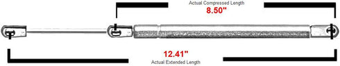 Front Hood Lift Supports Shock Struts Compatible with Charger 2006-2010, Magnum 2005-2008, Chrysler 300 2005-2010, Challenger 2008-2012, 6303, 2 P...