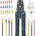Tnisesm 301Pcs Insulated Wire Electrical Connectors Assortment Kit with Ring, Spade, Butt, Quick Disconnect, Crimp Automotive Cable Terminals...