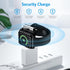 Criacr Portable Magnetic 2 in 1 Wireless Charger for Apple Samsung Watch, Wireless Fast Watch Charger Stand, Compatible with Apple Watch Series 8 ...