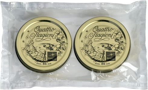 Bormioli Rocco Quattro Stagioni Replacement Lids - #86 (3.38") - Set of 2...