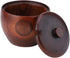 Raguso Solid Wood Jar,1pc Seasoning Pot Salt Sugar Chili Storage Bowl With Spoon And Lid Kitchen Tool Home Restaurant Food Shop Foodstoragecontain...