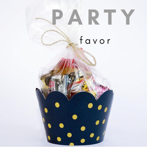 Navy Blue and Gold Cupcake Wrappers - Reversible Party Decoration Supplies, Sailor Theme, Nautical Baby Shower, Military Retirement, Police Birthd...