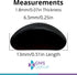 GMS Optical 1.8mm Reg-Thin/13mm Short Length - Small Adhesive Contoured Silicone Eyeglass Nose Pads - Anti Slip Pressure Relief - Perfect for Kid ...