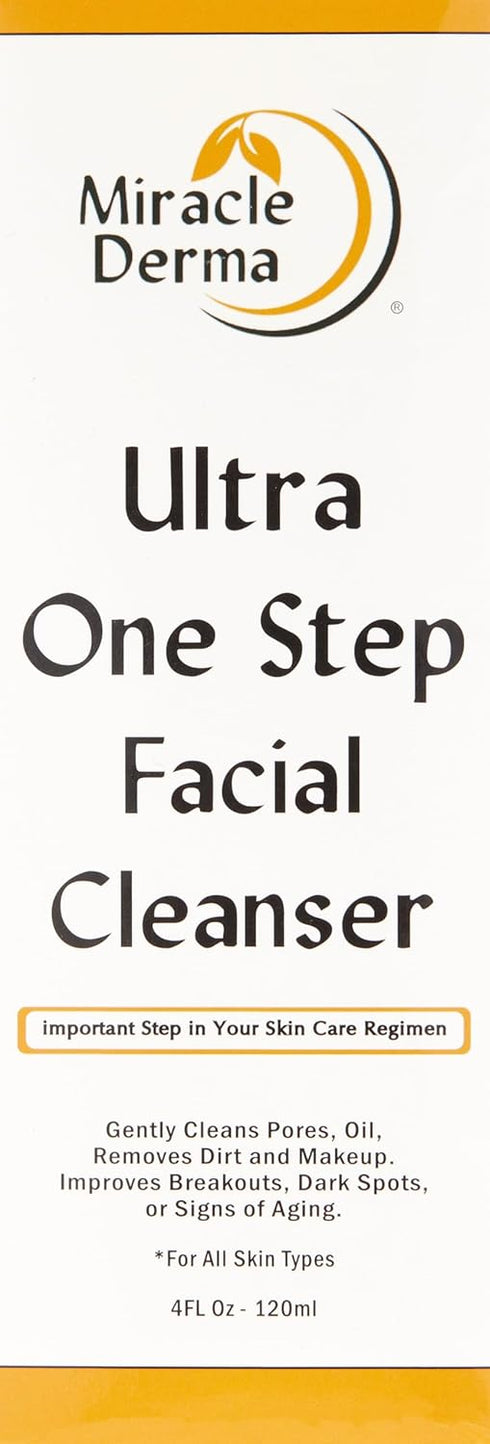 Ultra One Step Facial Cleanser Gentle Hydrating All Skin Types Oil-FreeSoap-Free Moisturizing Formula Unscented and Non-Foaming Skincare Solution ...