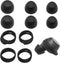 Silicone Ear Tip for Samsung Galaxy Buds FE Ear Wing Tips Fit in The Case for Galaxy Buds FE Earbuds Accessories Earbuds Tips, Black...