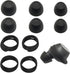 Silicone Ear Tip for Samsung Galaxy Buds FE Ear Wing Tips Fit in The Case for Galaxy Buds FE Earbuds Accessories Earbuds Tips, Black...