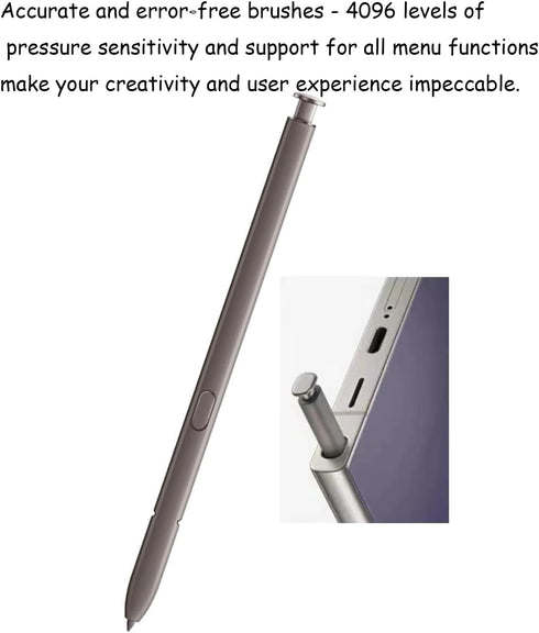 2 Pack Galaxy S24 Ultra S Pen Replacement for Samsung Galaxy S24 Ultra Stylus Pen withoutBluetooth,Galaxy S24 Ultra Replacement Pen for Samsung Ga...
