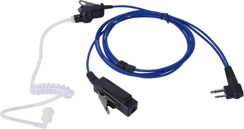 M1 Surveillance Headset with PTT Mic FBI Security Acoustic Tube Earpiece for Motorola Mag One BPR40 CLS1110 CLS1410 CP185 CP200 CP200D DLR1020 DLR...