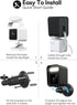 Mount for Wyze Cam V3 Spotlight Camera, Indoor/Outdoor Security Accessories?Weatherproof Protective Silicone Skin Cover and 360 Degree Adjustable ...