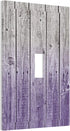 Rustic Wood Country Grape Grey Single Toggle Light Switch Cover Decorative 1 Gang Wall Plate Electrical Switchplate Home Faceplate for Kitchen Bat...