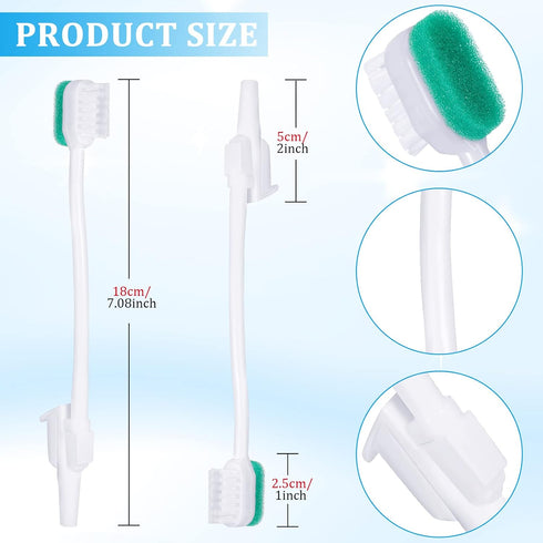 10 Pcs Suction Swab Toothbrush Care Swab Suction Toothbrush Disposable Oral Swabs Toothbrush for Suction Machine Sponge Disposable Individually Wr...