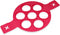 Silicone Pancake Mold, Mini Pancakes Maker and Fried Egg Ring Maker, Exulitimate (Red, 7 Cavity)...