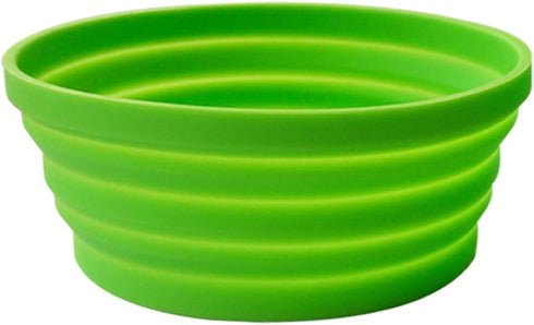 Silicone Expandable Collapsible Bowl for Travel Camping Hiking (Green(S))...