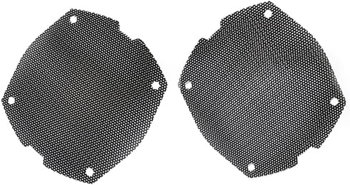Replacement Front Mesh Speaker Grill Cover Panels Fits for 1996-2013 Harley Davidson Touring, Electra Glide, Street Glide, Ultra Limited And Tri G...