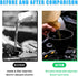 Wide Mouth Oil Funnel with Flexible Extension, Auto Nozzle Hose Funnel with Handle Removable Mesh Screen Filter, Funnel for Water Gas Coolant Tran...