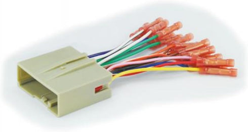 Scosche FD23BCB Car Radio Wiring Harness Kit with Crimp Connectors Compatible with Select 2003-13 Ford, Lincoln and Mercury Vehicles - Car Stereo ...