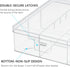 clear visible plastic storage box cosmetic tools storage box makeup tools fishing tackle accessory box organizer jewelry screws hardware accessori...