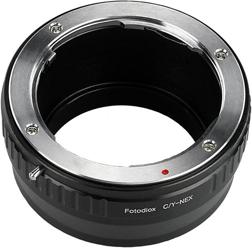 Fotodiox Lens Mount Adapter Compatible with Contax/Yashica Lenses to Sony E-Mount Cameras...