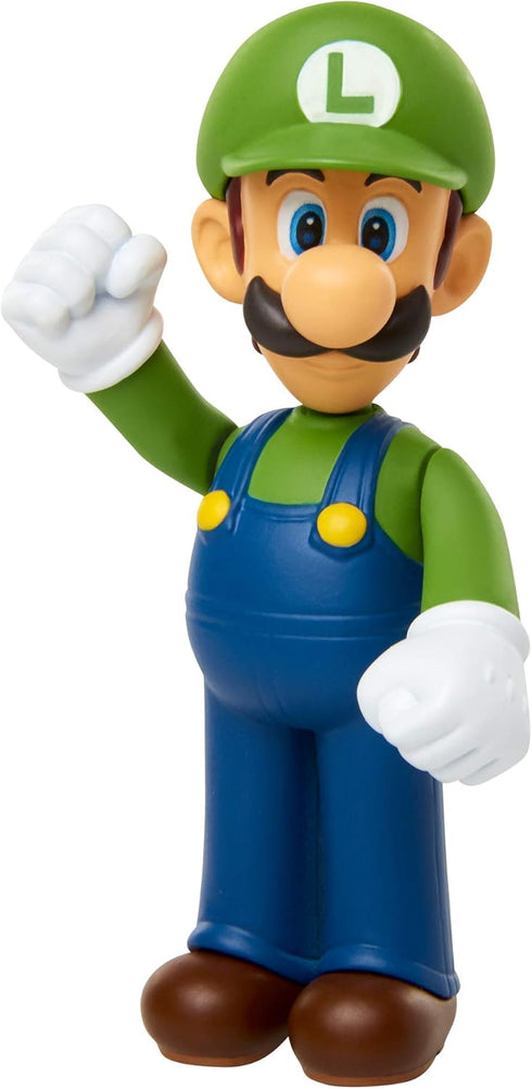 Super Mario Action Figure 2.5 Inch Standing Luigi Collectible Toy...