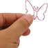 50Pcs Butterflies Paperclip Set, Pink Cute Paperclips, Metal Paperclips for Office, Home, and School Use...